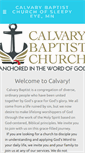 Mobile Screenshot of calvary-answers.org